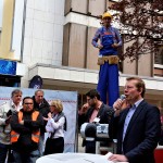 Bürgermeister Steffen Mues eröffnet Aktionstag